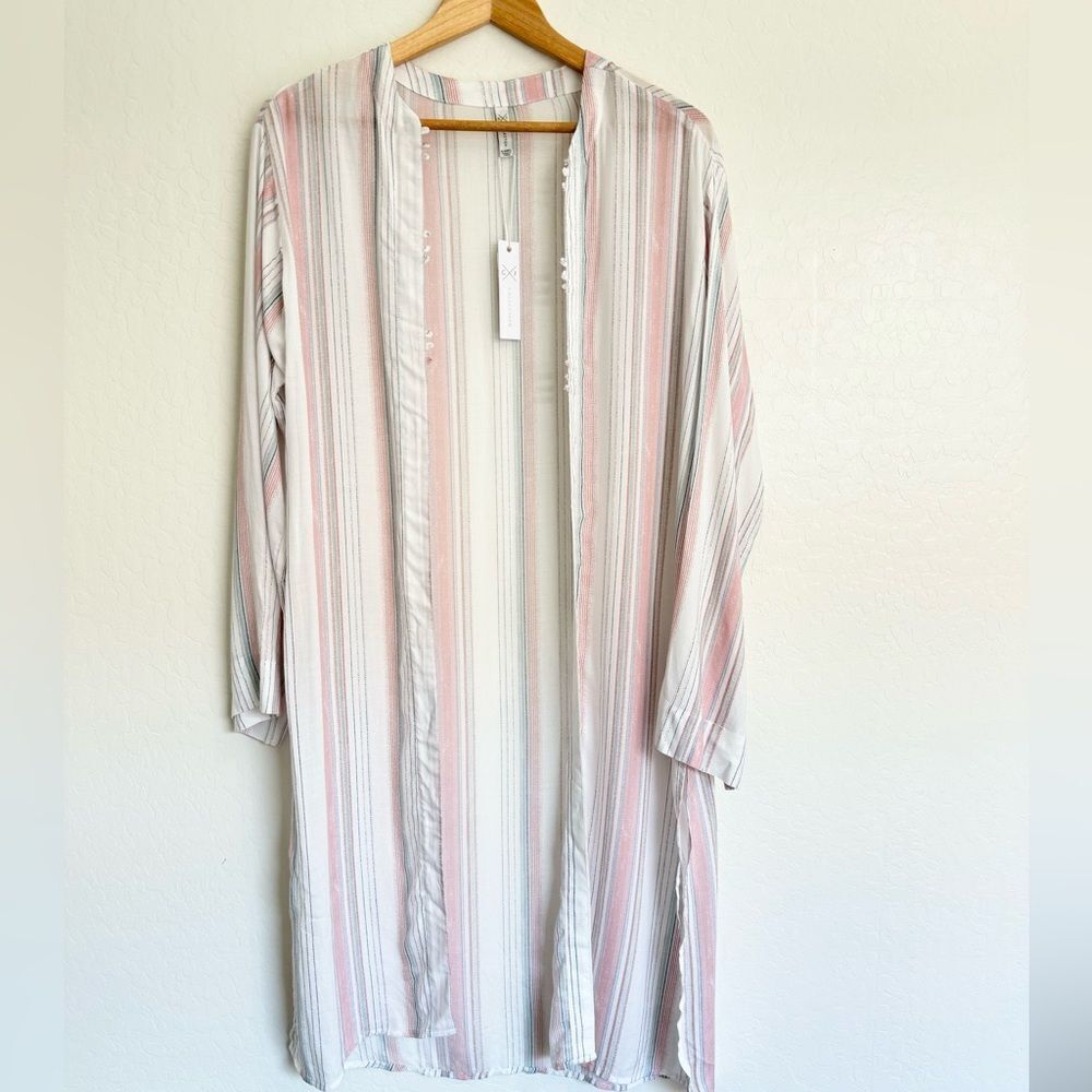 NWT Gentle Fawn Kora Multi Stipe Kimono Long Size XS